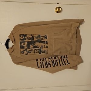 Taylor Swift The Eras Tour Taupe Hoodie